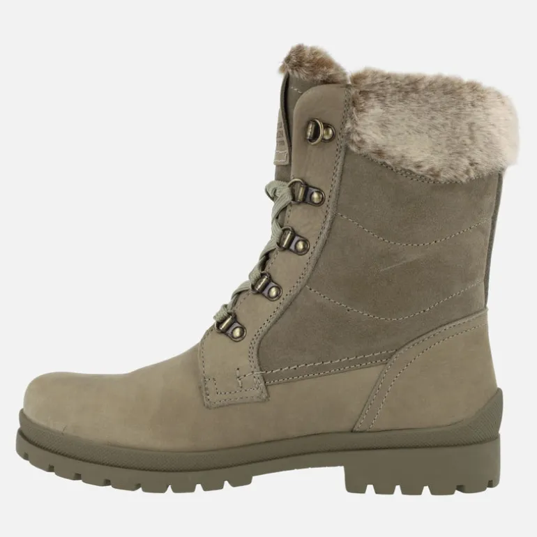 Botas de cordones con forro de pelo Panama jack Tuscani