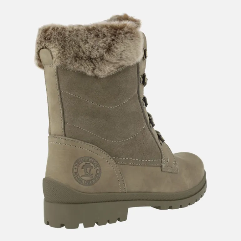 Botas de cordones con forro de pelo Panama jack Tuscani