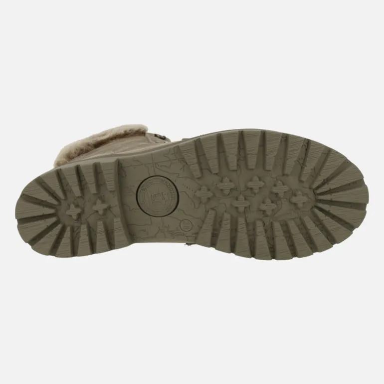 Botas de cordones con forro de pelo Panama jack Tuscani