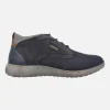 Botas de cordones para hombre en piel nobuck con membrana impermeable