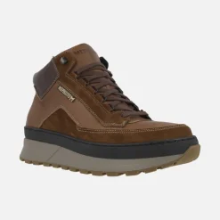 Botas de cordones para hombre en combinado marrón Ninio Velsport brown