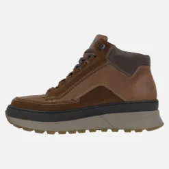 Botas de cordones para hombre en combinado marrón Ninio Velsport brown