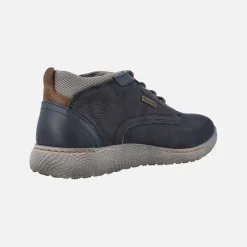 Botas de cordones para hombre en piel nobuck con membrana impermeable