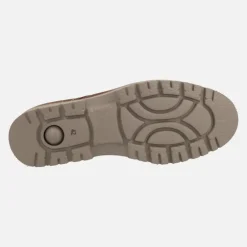 Botas de cordones para hombre en piel engrasada cuero