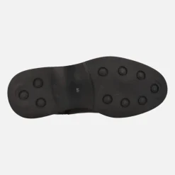 Botas de cordones para hombre en piel grabada