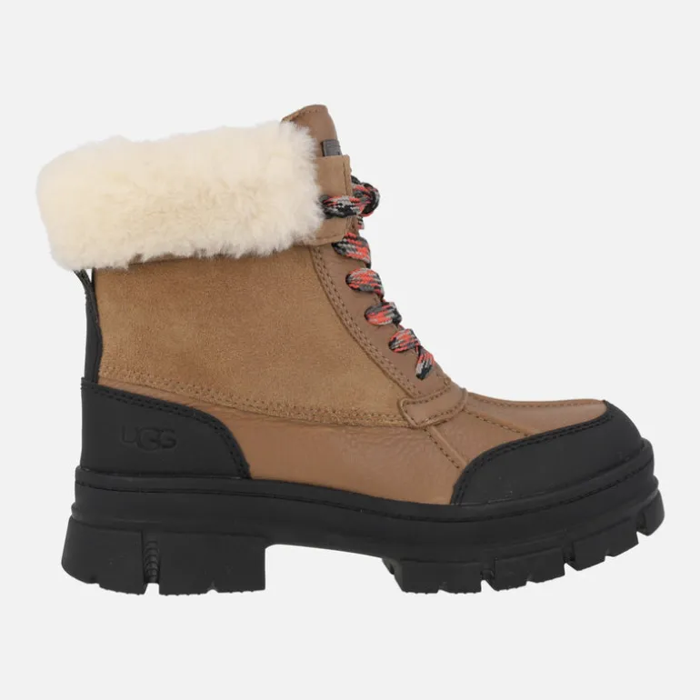 Botas de cordones para mujer Ugg Ashton Addie Chesnut