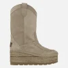 Botas de media caña Vidorreta con plataforma de yute