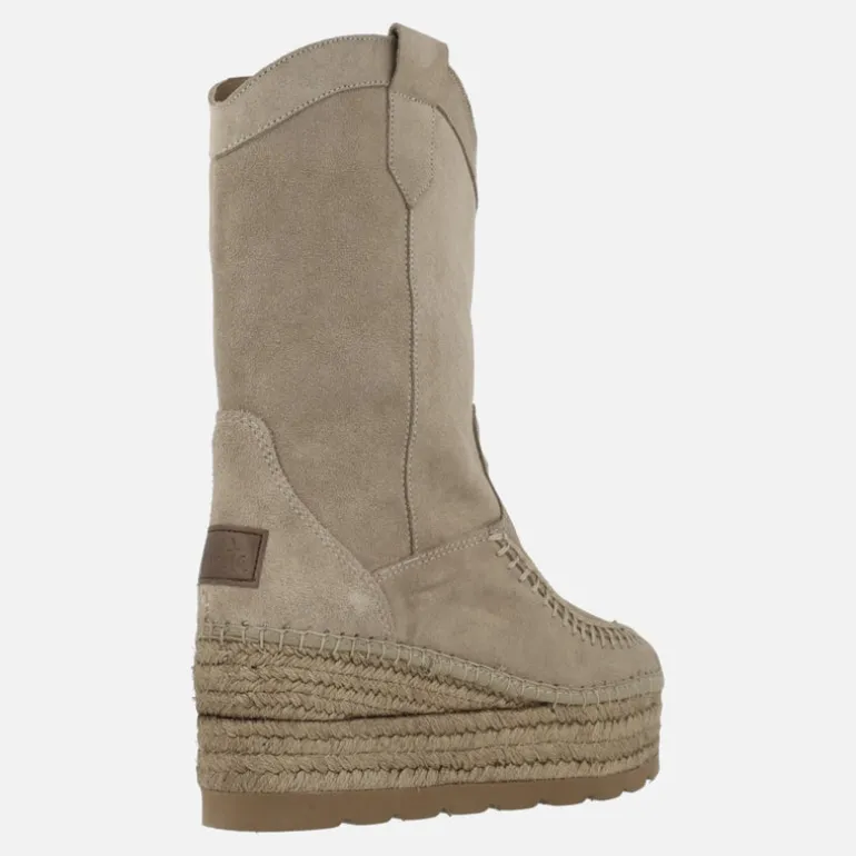 Botas de media caña Vidorreta con plataforma de yute