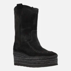 Botas de media caña Vidorreta con plataforma de yute