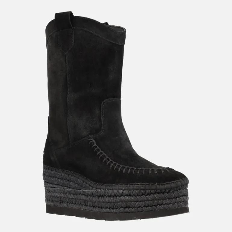 Botas de media caña Vidorreta con plataforma de yute