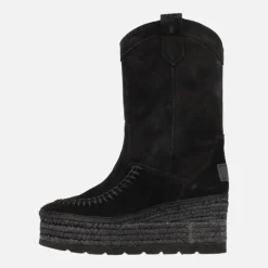 Botas de media caña Vidorreta con plataforma de yute