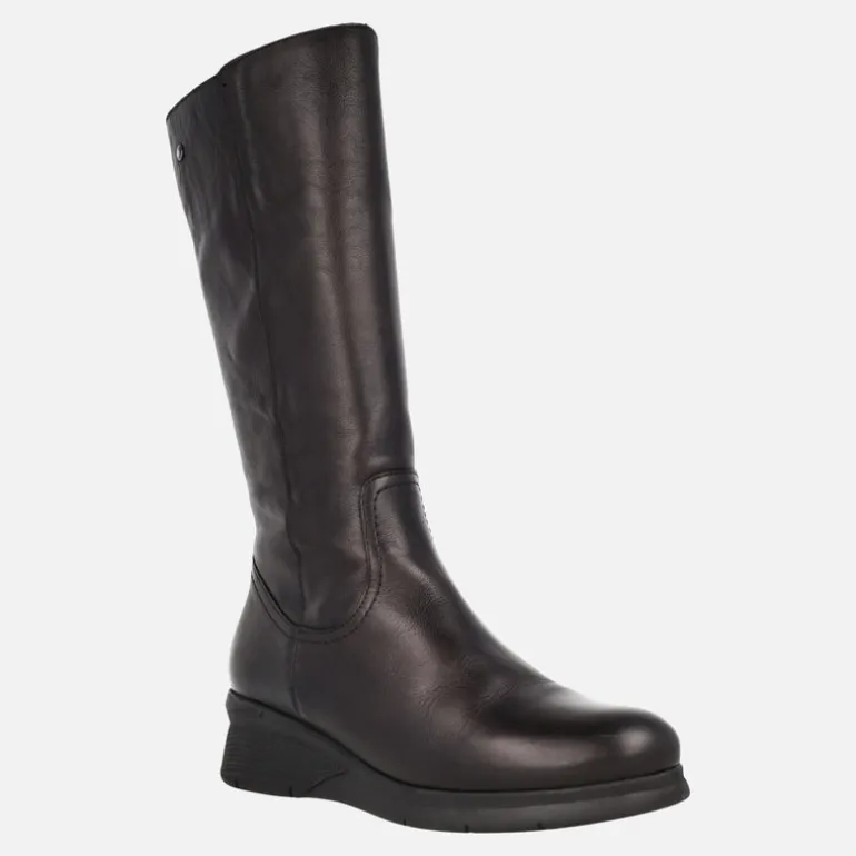 Botas de piel con caña alta Kaola