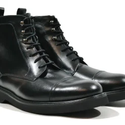 Botas de piel con cordones para hombre con membrana TEX