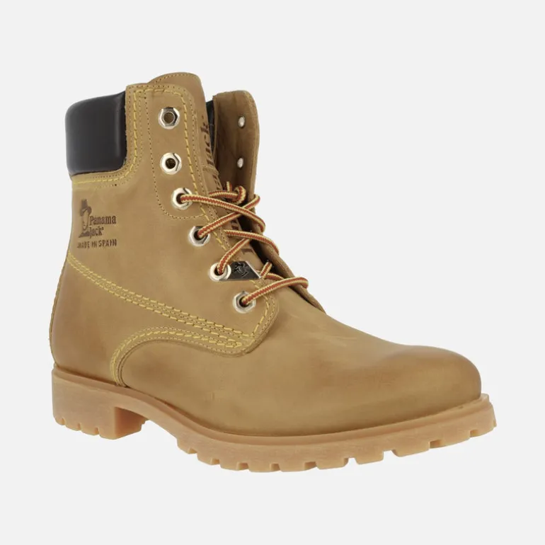 Botas de piel con cordones Panama 03 para mujer