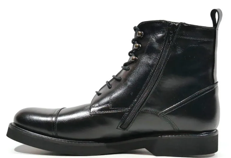 Botas de piel con cordones para hombre con membrana TEX