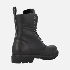 Botas de piel con cordones y forro de pelo Frisia