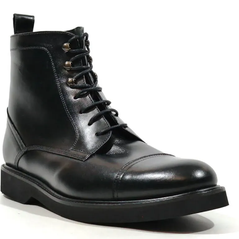 Botas de piel con cordones para hombre con membrana TEX