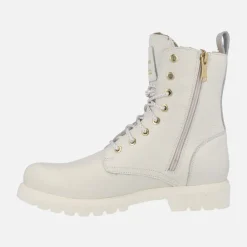 Botas de piel con cordones y forro de pelo Frisia