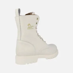 Botas de piel con cordones y forro de pelo Frisia