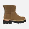 Botas de piel nobuck con forro de pelo Laia