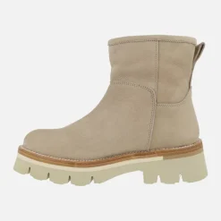 Botas de piel nobuck con forro de pelo Laia