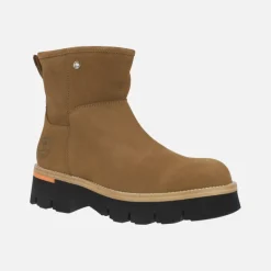 Botas de piel nobuck con forro de pelo Laia