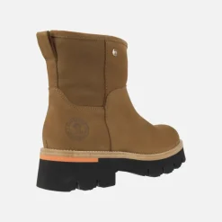 Botas de piel nobuck con forro de pelo Laia