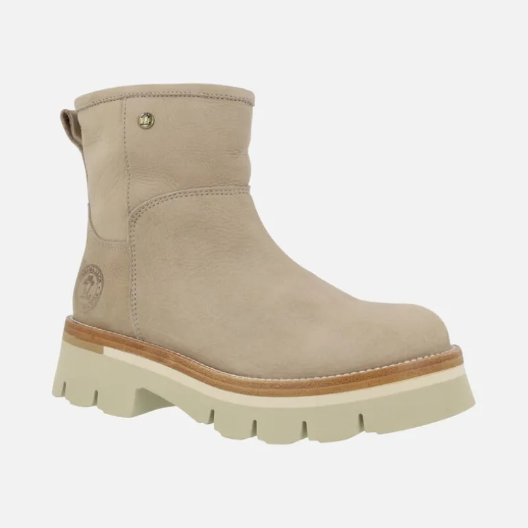 Botas de piel nobuck con forro de pelo Laia