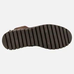 Botas de serraje con cordones y cremallera marca Bueno shoes