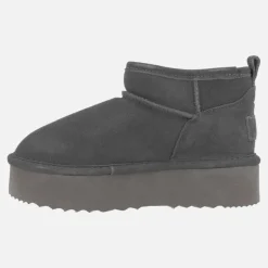 Botas de serraje con doble suela y forro de lana Glen