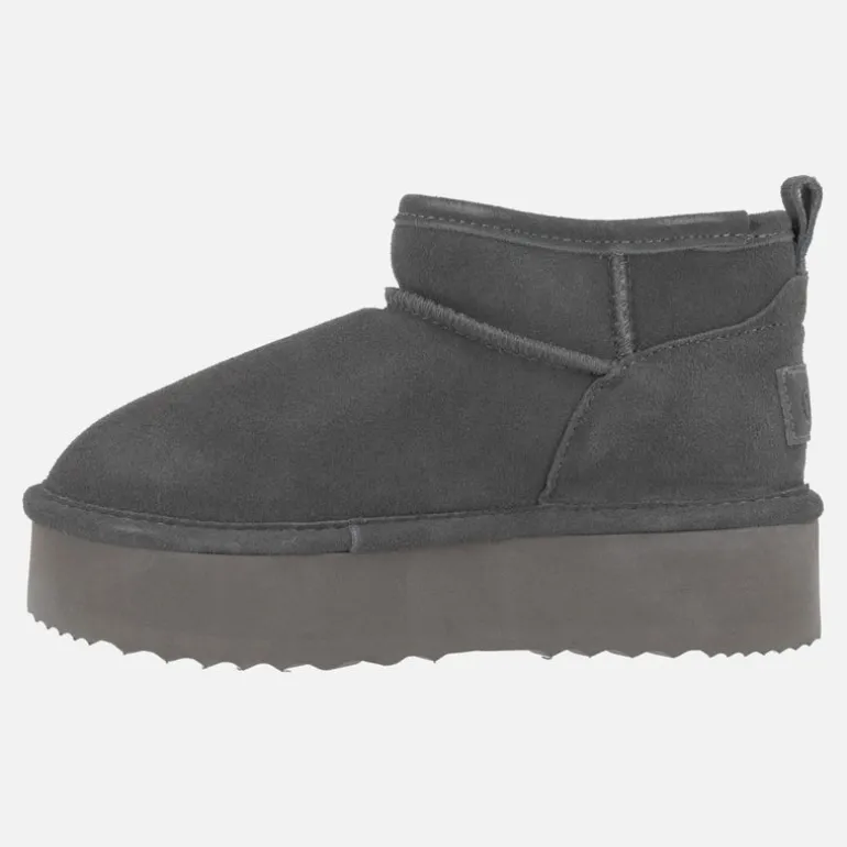 Botas de serraje con doble suela y forro de lana Glen