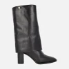 Botas de tacón Popa Demi en piel negra