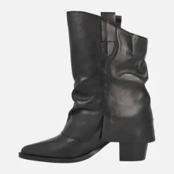 Botas de tacón Tiny con caña baja y faldón