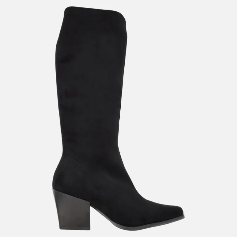 Botas elásticas estilo cowboy de caña alta