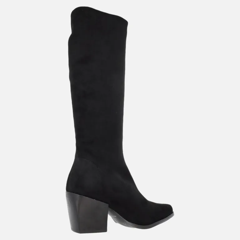 Botas elásticas estilo cowboy de caña alta