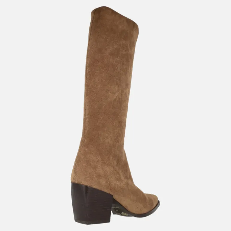 Botas elásticas estilo cowboy de caña alta