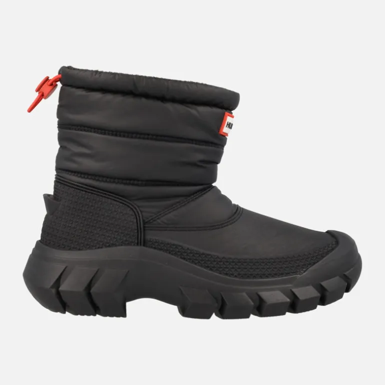 Botas Hunter Intrepid short snow black para mujer