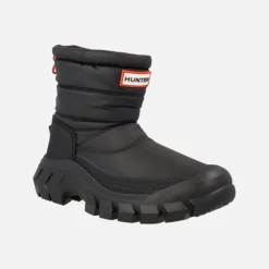 Botas Hunter Intrepid short snow black para mujer