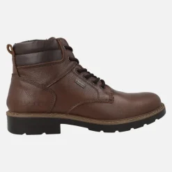 Botas marrones de piel para hombre con membrana Gore-tex
