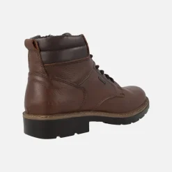 Botas marrones de piel para hombre con membrana Gore-tex