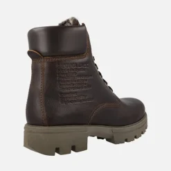 Botas marrones de piel para hombre CODY con forro de pelo