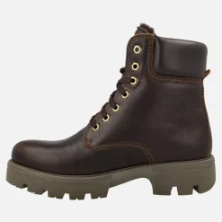 Botas marrones de piel para hombre CODY con forro de pelo