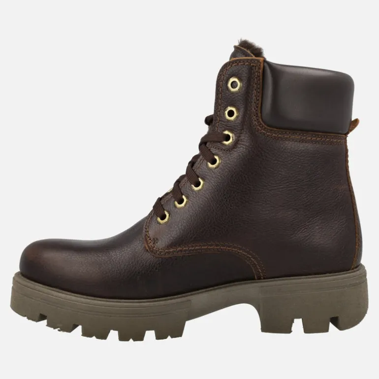 Botas marrones de piel para hombre CODY con forro de pelo