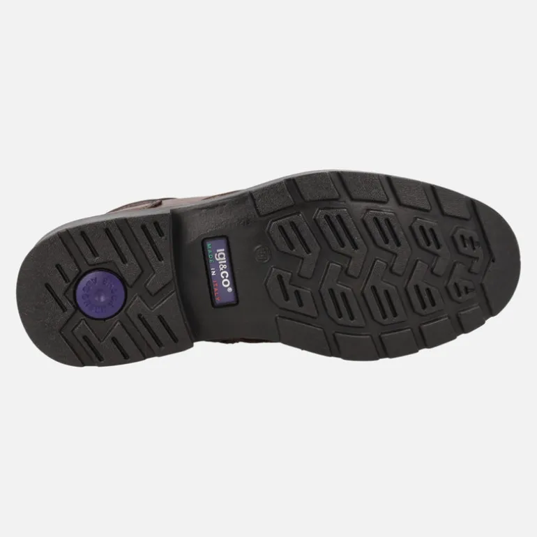 Botas marrones de piel para hombre con membrana Gore-tex