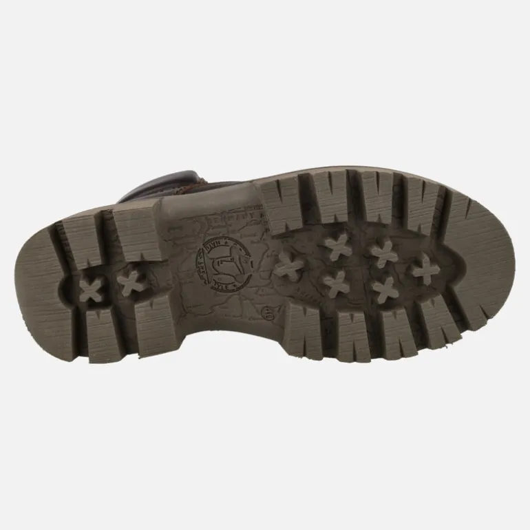 Botas marrones de piel para hombre CODY con forro de pelo