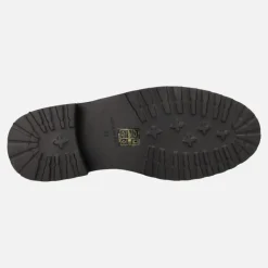 Botas moteras Alma en Pena en piel negra con hebillas
