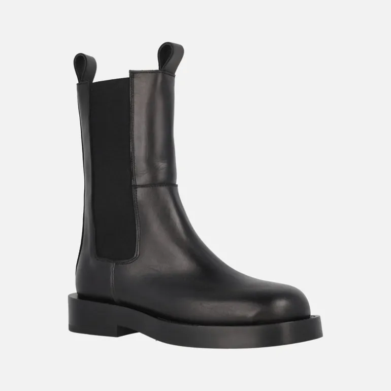 Botas negras de piel estilo chelsea Eloise