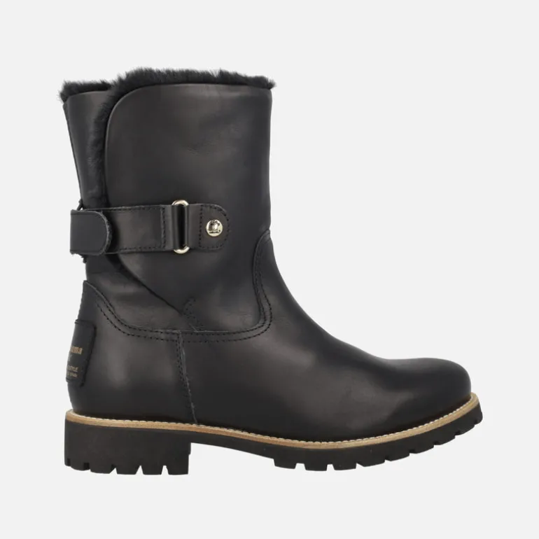 Botas negras para mujer Felia Trav B3 con forro de pelo
