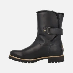 Botas negras para mujer Felia Trav B3 con forro de pelo