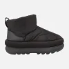 Botas negras Ugg Classic Maxi Mini en tejido acolchado